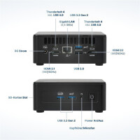 FUTURENUC Pro NUC 13i3UP-NO-0/0W6E, 3,3 GHz, Intel®...
