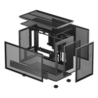 Deepcool CH260, Micro Tower, PC, Schwarz, micro ATX,...