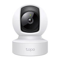 TP-LINK Tapo C212, IP-Sicherheitskamera, Drinnen, Verkabelt & Kabellos, Amazon Alexa & Google Assistant, Decke/Wand/Schreibtisch, Weiß