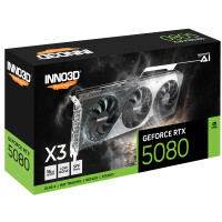 Inno3D GeForce RTX 5080 X3, GeForce RTX 5080, 16 GB,...