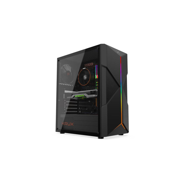 Krux ASTRAL, PC, Schwarz, ATX, micro ATX, Mini-ITX, Gaming, 15,9 cm, 29 cm