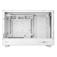 Deepcool CH260, Micro Tower, PC, Weiß, micro ATX, Mini-ATX, Mini-ITX, Acrylnitril-Butadien-Styrol (ABS), SPCC, Gehärtetes Glas, 17,4 cm