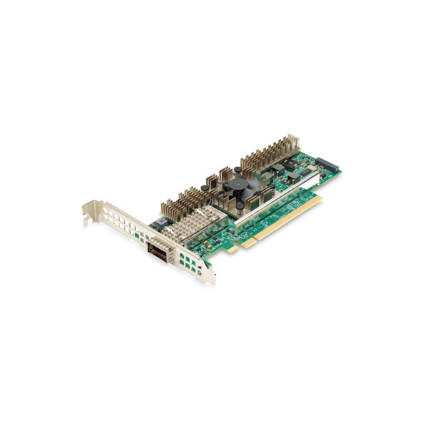 BROADCOM P150P, Eingebaut, Kabelgebunden, PCI Express, Faser, 50000 Mbit/s, Grün, Grau