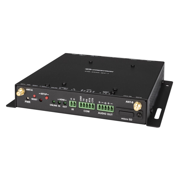 Crestron AM-3200-WF-I, 3840 x 2160 Pixel, AV-Receiver, 30 m, Verkabelt & Kabellos, Schwarz, HDCP