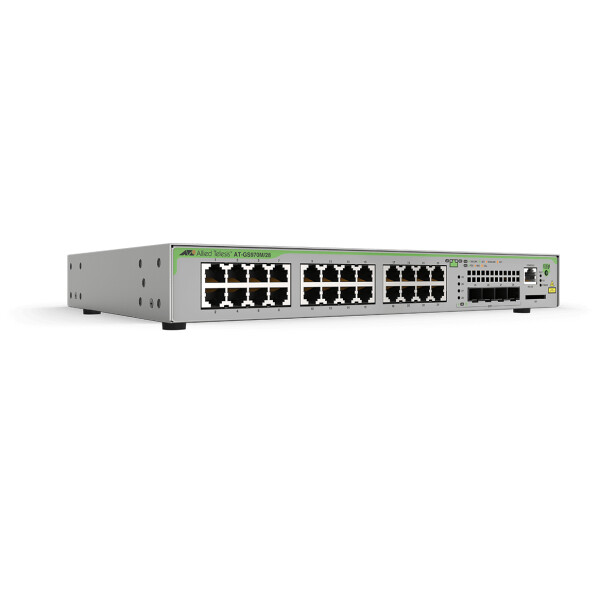 Allied Telesis GS970M, Managed, L3, Gigabit Ethernet (10/100/1000), Rack-Einbau, 1U