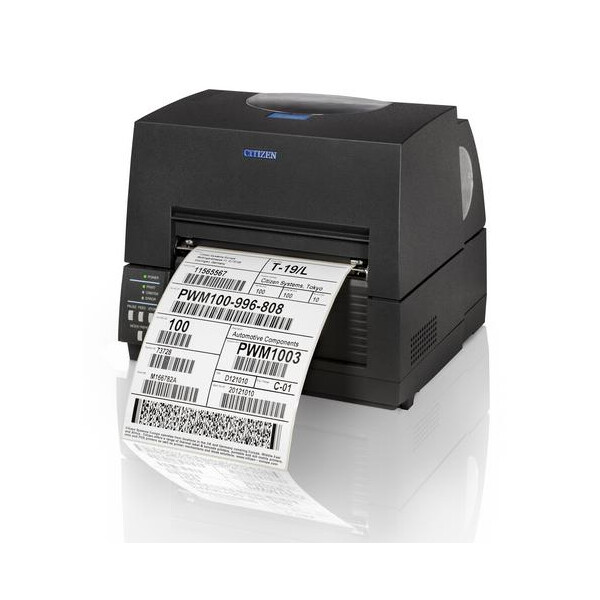 Citizen CL-S6621, Direkt Wärme/Wärmeübertragung, 203 x 203 DPI, 150 mm/sek, Schwarz