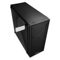 Sharkoon TG4M RGB, PC, Schwarz, ATX, micro ATX, Mini-ITX, Gaming, Multi, Taschenlüfter