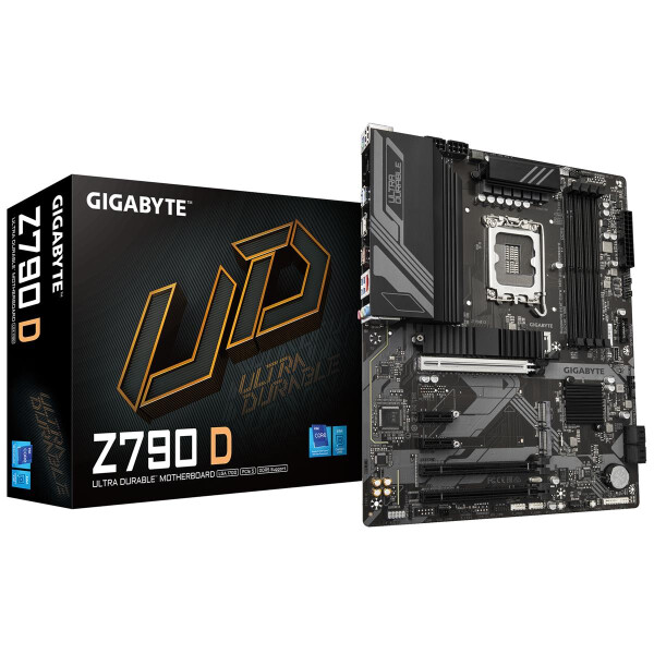 Gigabyte Z790 D, Intel, LGA 1700, Intel® Celeron®, Intel® Core™ i3, Intel® Core™ i5, Intel® Core™ i7, Intel® Core™ i9,..., LGA 1700, 192 GB, DDR5-SDRAM