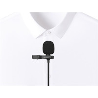 SANDBERG Streamer USB Clip Microphone, Lavalier-/Aufsteckmikrofon, -38 dB, 50 - 18000 Hz, 16 Bit, 48 kHz, 84 dB