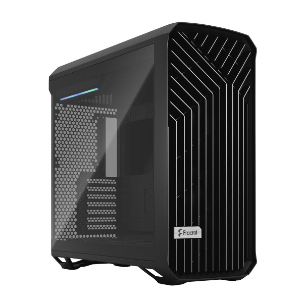 Fractal Design Torrent, Tower, PC, Schwarz, ATX, EATX, ITX, micro ATX, SSI CEB, Gehärtetes Glas, Gaming