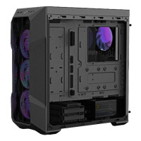 Cooler Master TD500 MAX, Full Tower, PC, Schwarz, ATX, micro ATX, Mini-ITX, Kunststoff, Stahl, Gehärtetes Glas, Multi