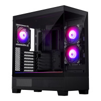 Phanteks XT View, Tower, PC, Schwarz, ATX, EATX, micro ATX, Mini-ITX, Acrylnitril-Butadien-Styrol (ABS), Stahl, Gehärtetes Glas