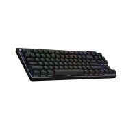 Logitech G PRO X TKL, Kabellos, RF Wireless + Bluetooth, Mechanischer Switch, QWERTZ, RGB-LED, Schwarz