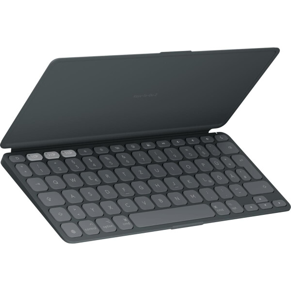 Logitech 920-013004, Mini, Kabellos, Bluetooth, Scherenschalter, QWERTZ, Graphit