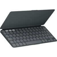 Logitech Keys-To-Go 2, Mini, Kabellos, Bluetooth, Scherenschalter, QWERTY, Graphit