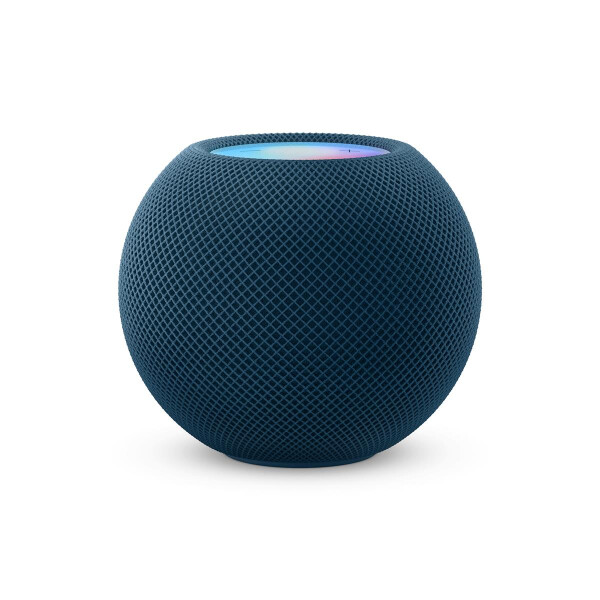 Apple HomePod mini, Apple Siri, Rund, Blau, Voller Bereich, Berührung, Apple Music, Einschalten