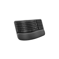 Logitech 920-012283, Volle Größe (100%), Kabellos, RF Wireless + Bluetooth, Membran Key Switch, QWERTZ, Graphit