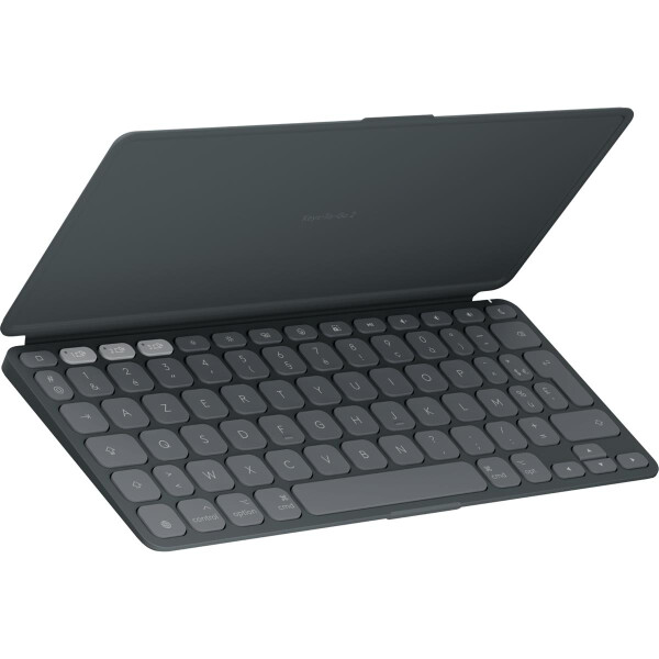 Logitech 920-013006, Mini, Kabellos, Bluetooth, Scherenschalter, AZERTY, Graphit