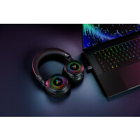 Razer Kraken V4, Kabellos, 12 - 28000 Hz, Gaming, 350 g, Kopfhörer, Schwarz