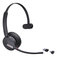 Yealink BH70 Mono Teams USB-C/A Headset, Kabellos, 20 - 20000 Hz, Büro/Callcenter, 91 g, Kopfhörer, Schwarz
