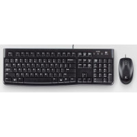 Logitech Desktop MK120, Kabelgebunden, USB, QWERTY,...