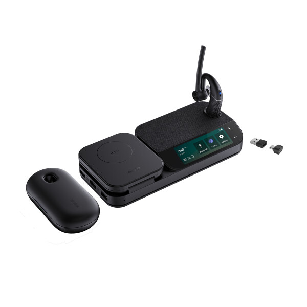 Yealink BH71 Workstation Pro USB-C/A Headset, Kabellos, 100 - 20000 Hz, Büro/Callcenter, 18 g, Kopfhörer, Schwarz