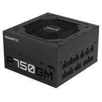 Gigabyte P750GM, 750 W, 100 - 240 V, 50 - 60 Hz, 12-6 A, Aktiv, 16 ms