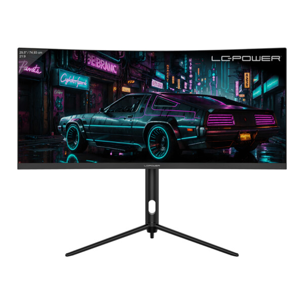 LC-Power LC-M30UWFC, 76,2 cm (30"), 2560 x 1080 Pixel, UltraWide Full HD, LED, 1 ms, Schwarz