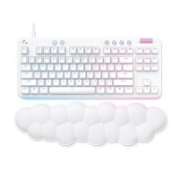 Logitech G 920-010415, Kabelgebunden, USB, Mechanischer Switch, QWERTZ, RGB-LED, Weiß