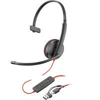 HP POLY Blackwire 3210 Mono-USB-C-Headset (schwarz)...