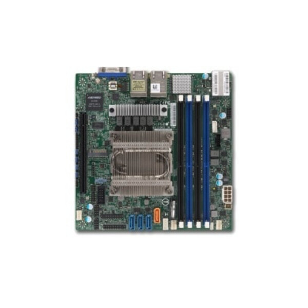 Supermicro MBD-M11SDV-8CT-LN4F, AMD, Socket SP3, AMD EPYC, DDR4-SDRAM, 512 GB, DIMM