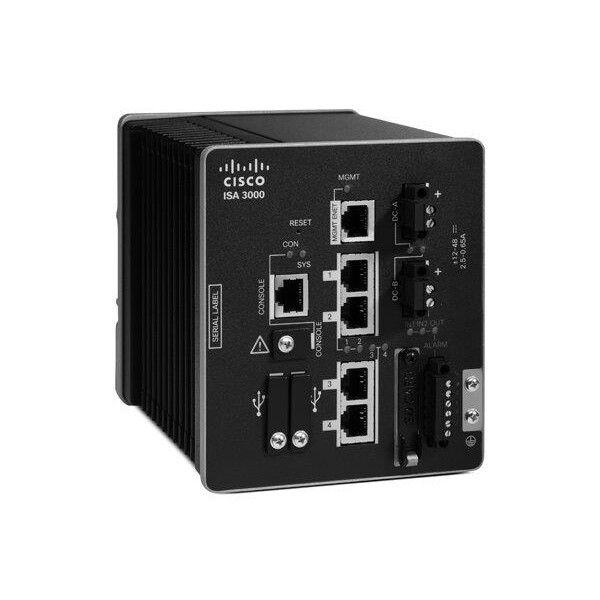 Cisco ISA-3000-2C2F-K9, 2 Gbit/s, 376580 h, Kabelgebunden, RJ-45, 8000 MB, 16000 MB