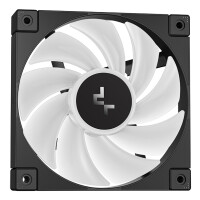 Deepcool LQ240, Flüssigkeitskühlung, 12 cm, Schwarz