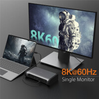 j5create JTD568, Kabelgebunden, Thunderbolt 4, 98 W, 3,5...