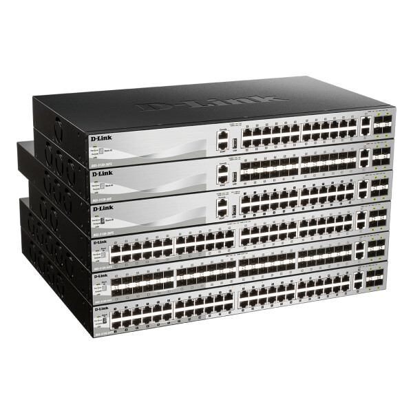 D-Link DGS-3130-30PS/E, Managed, L3, Gigabit Ethernet (10/100/1000), Power over Ethernet (PoE), Rack-Einbau