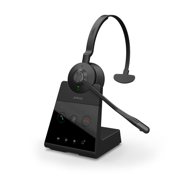 Jabra Engage 65 Stereo / Mono, Kabellos, Büro/Callcenter, 40 - 16000 Hz, 57 g, Kopfhörer, Schwarz