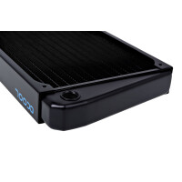 Alphacool 14243, Kühlkörper, Messing, Stahl, Schwarz, 144 mm, 477 mm, 30 mm