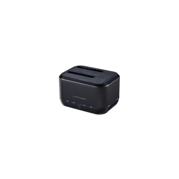 LC-Power LC-DOCK-U3-III, HDD, SSD, SATA, 2.5,3.5", 4000 TB, USB 3.2 Gen 1 (3.1 Gen 1) Type micro-B, 5 Gbit/s