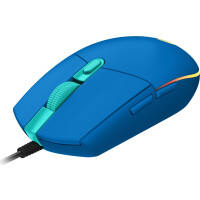 Logitech G G102 Lightsync, USB Typ-A, 8000 DPI, 1 ms, Blau