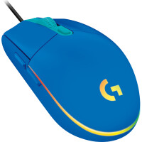 Logitech G G102 Lightsync, USB Typ-A, 8000 DPI, 1 ms, Blau