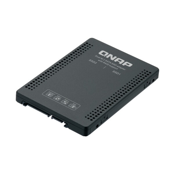 QNAP QDA-A2MAR, SSD-Gehäuse, M.2, M.2, 6 Gbit/s, Schwarz