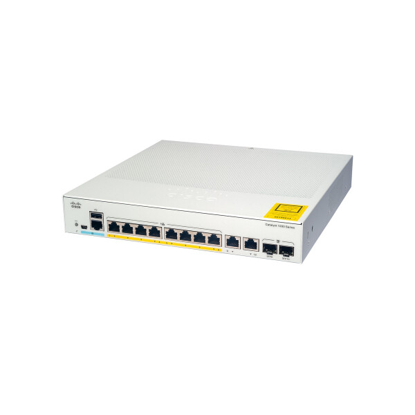 Cisco Catalyst C1000-8T-E-2G-L, Managed, L2, Gigabit Ethernet (10/100/1000), Vollduplex