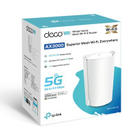 TP-LINK Deco X50-5G, Weiß, Intern, Mesh-System, 230 m², Dual-Band (2,4 GHz/5 GHz), Wi-Fi 6 (802.11ax)