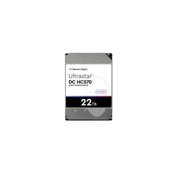 WD Ultrastar 0F48154, 22 TB, 7200 RPM, 512 MB, 3.5", Serial ATA III