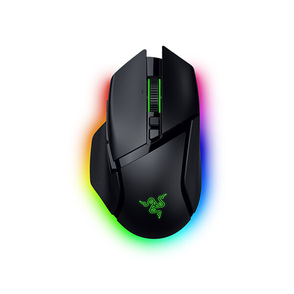 Razer Basilisk V3 Pro 35K, rechts, Optisch, RF Wireless + Bluetooth + USB Type-A, 35000 DPI, Schwarz