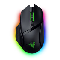Razer Basilisk V3 Pro 35K, rechts, Optisch, RF Wireless + Bluetooth + USB Type-A, 35000 DPI, Schwarz