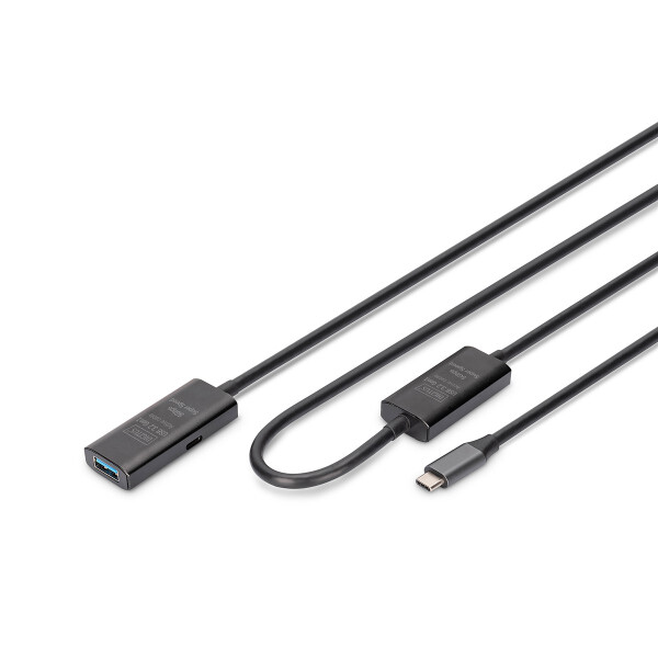 DIGITUS - DA-73111 - Aktives USB-C Verlängerungskabel, 10m