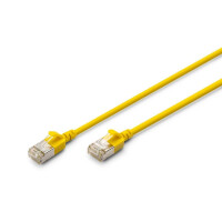 DIGITUS - DK-1632-A-010S-Y - CAT 6A F-FTP slim patch...