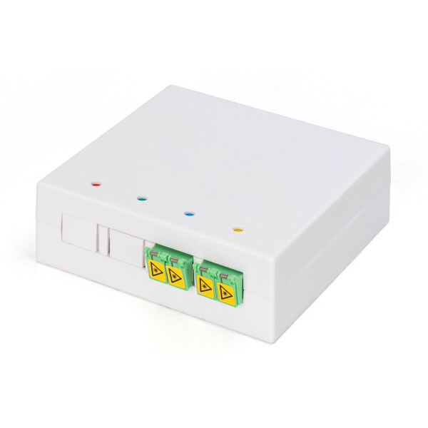 DIGITUS - DN-931097 - FTTH Gehäuse mit 2x LC (APC) DX Adapter