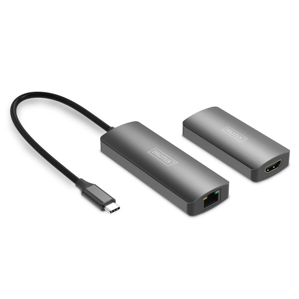 DIGITUS - DS-55343 - HDMI Externde USB-C CAT 30m